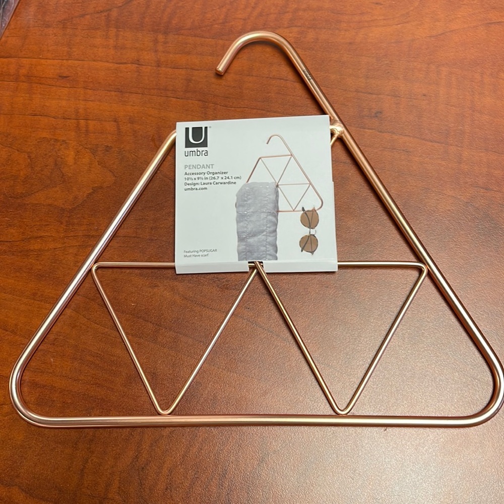 Umbra Pendant Organizer-Rose Gold